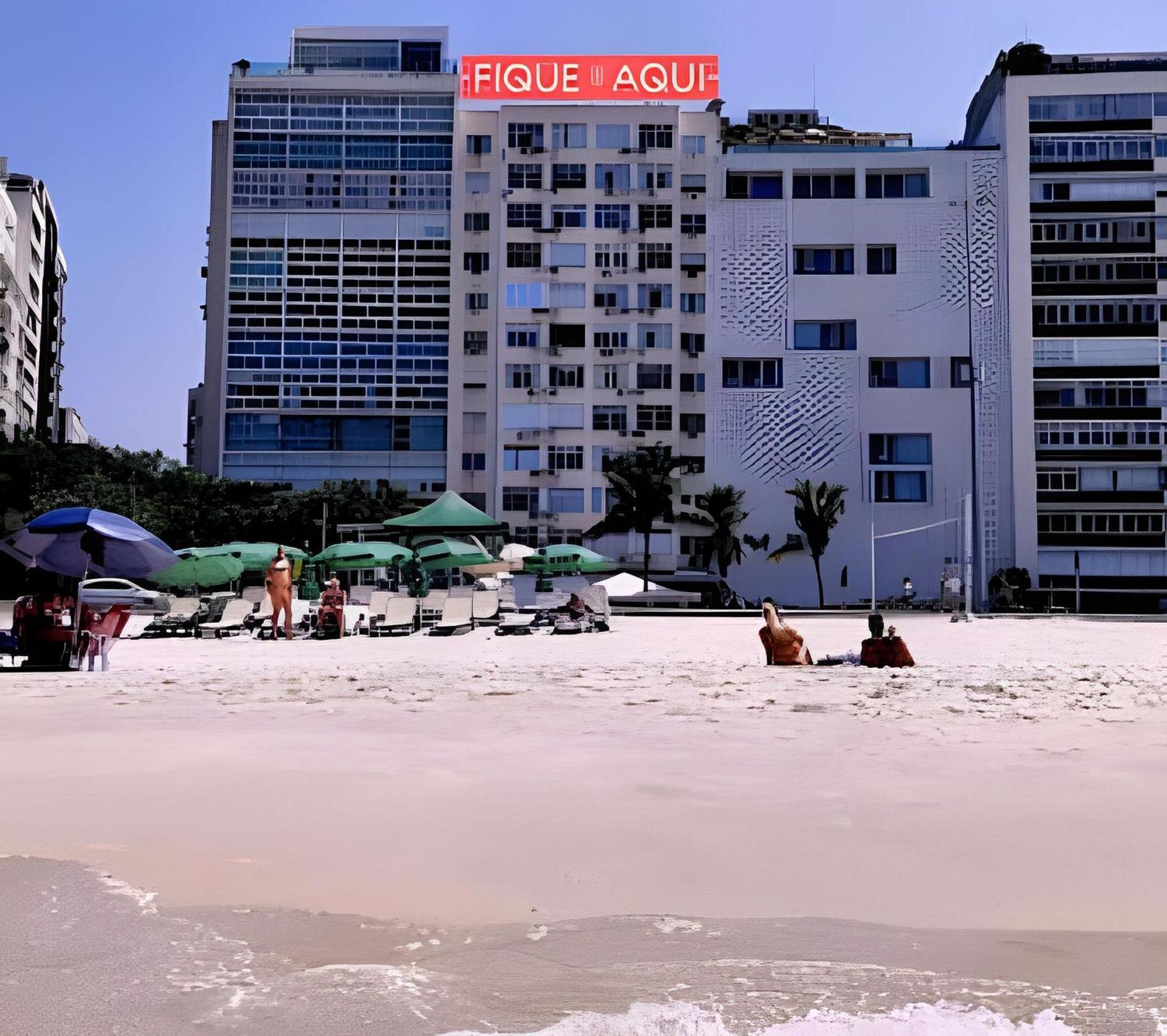 ריו דה ז'ניירו Studio Pe Na Areia Em Copacabana מראה חיצוני תמונה