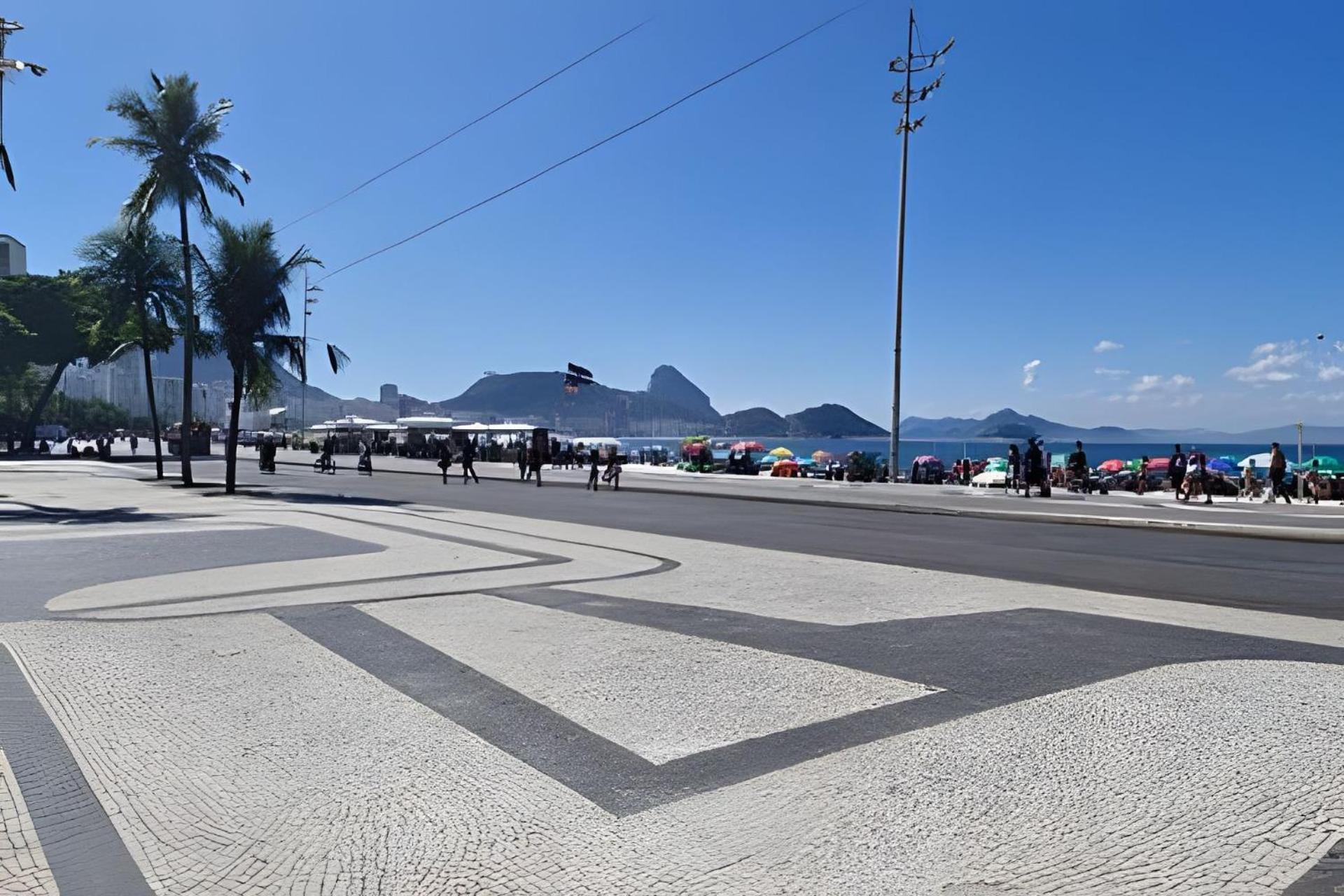 ריו דה ז'ניירו Studio Pe Na Areia Em Copacabana מראה חיצוני תמונה