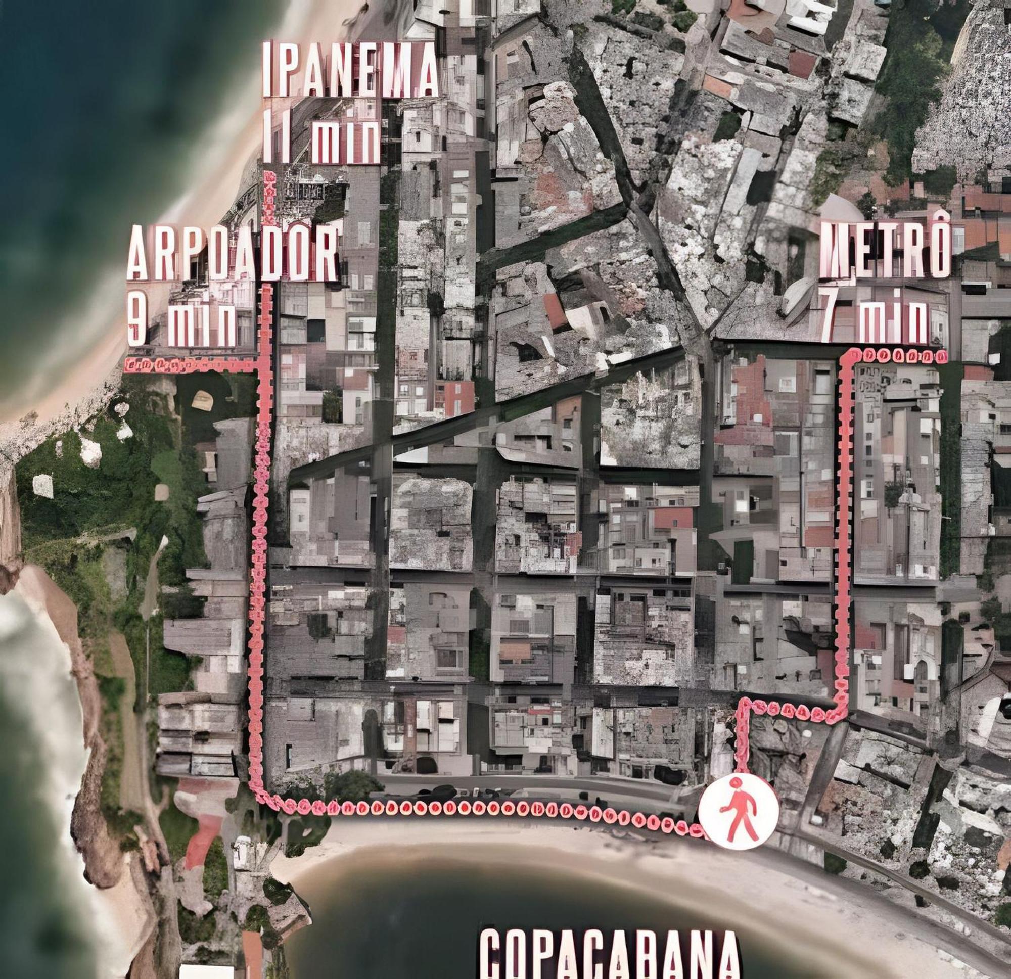 ריו דה ז'ניירו Studio Pe Na Areia Em Copacabana מראה חיצוני תמונה