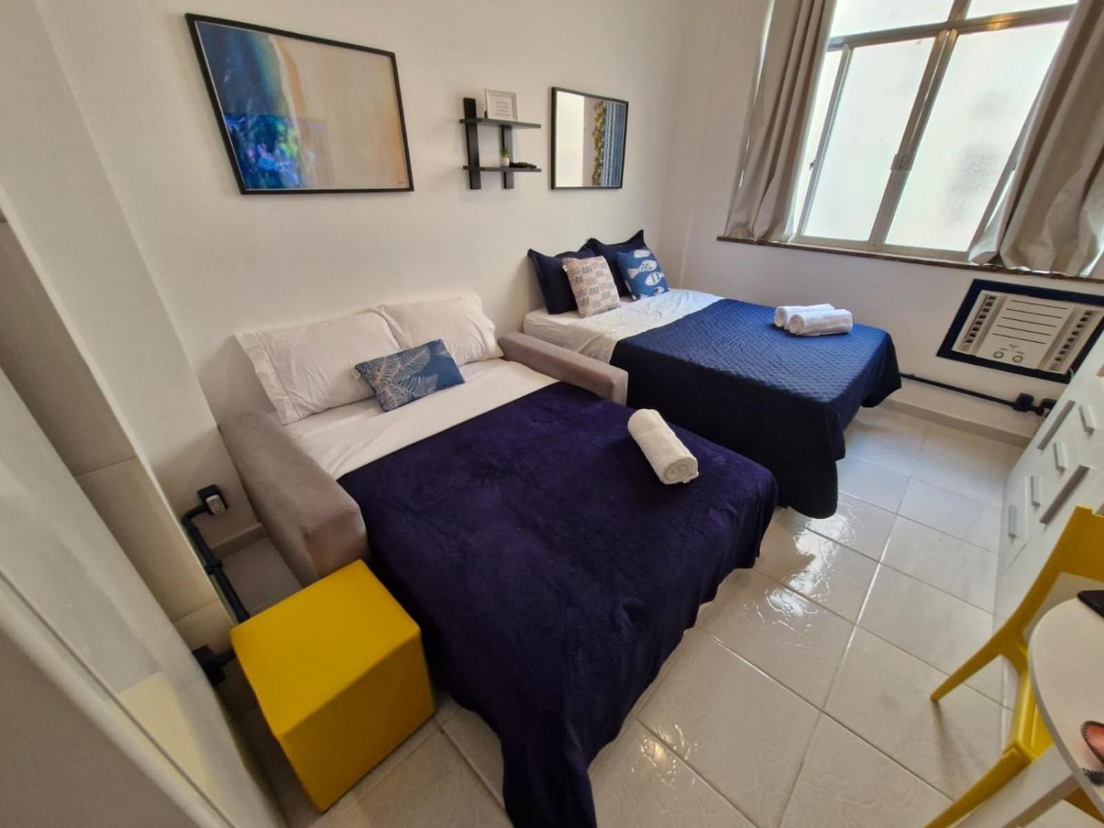 ריו דה ז'ניירו Studio Pe Na Areia Em Copacabana מראה חיצוני תמונה