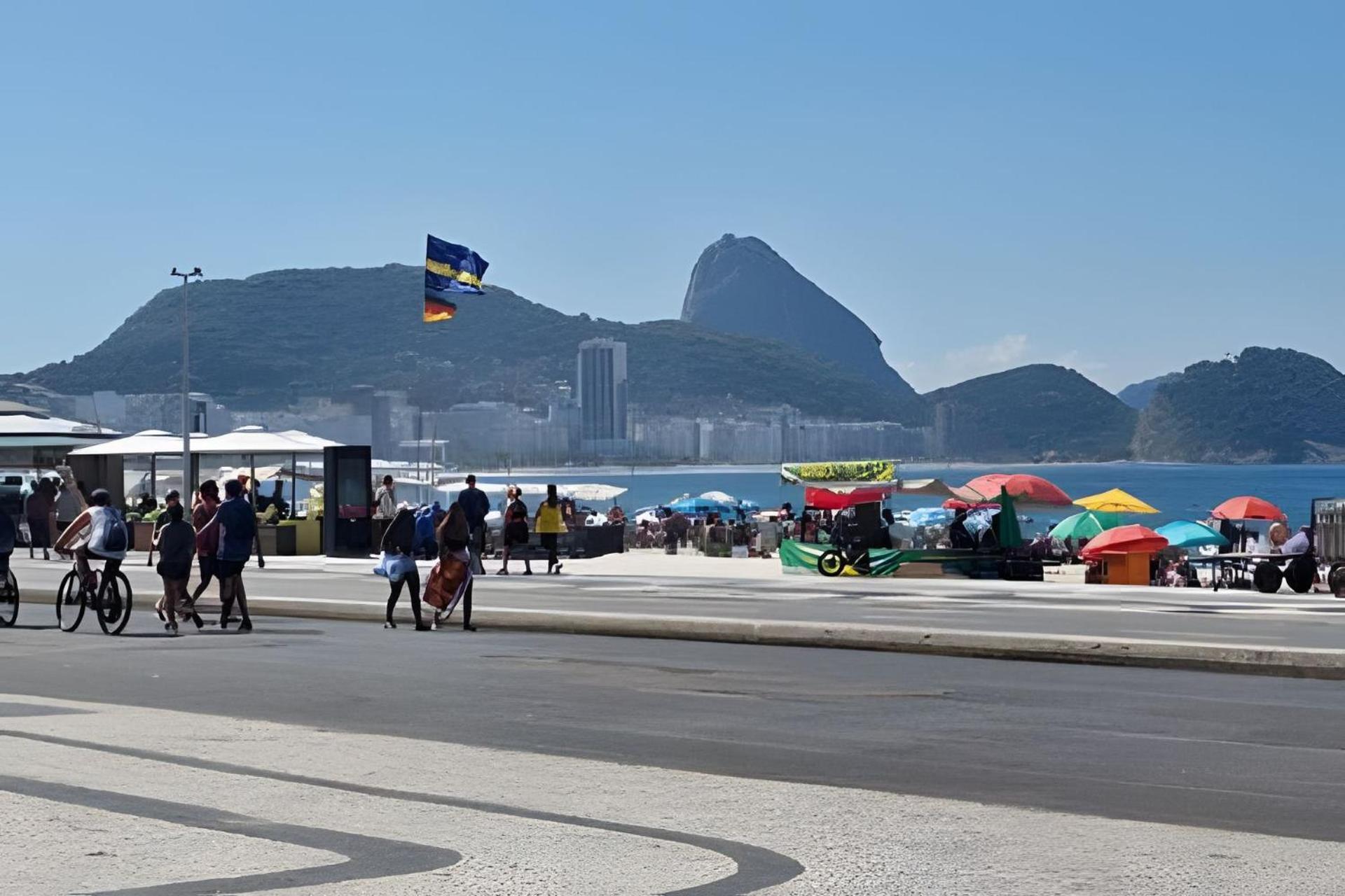 ריו דה ז'ניירו Studio Pe Na Areia Em Copacabana מראה חיצוני תמונה